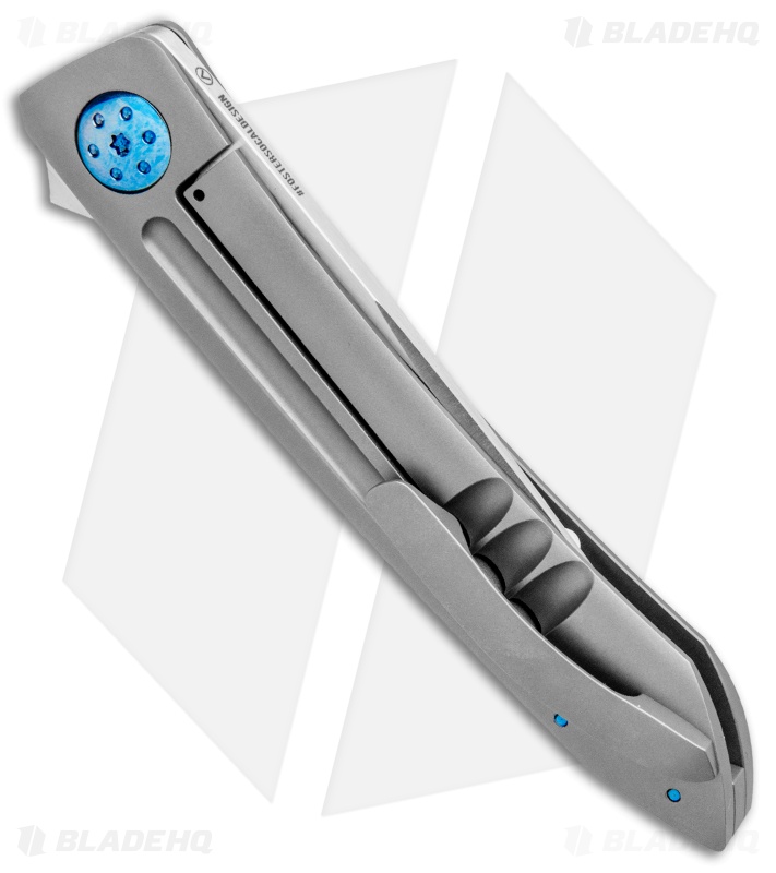 Alliance Designs Foster Anchovy - Titanium Flipper Knife | Holes