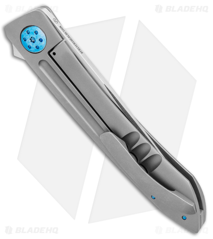 Alliance Designs / Kevin Foster Anchovy Flipper Milled Ti (3.5" Satin)