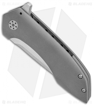 Alliance Designs Vi Knives Mini Veneno Frame Lock Knife Titanium (3.125" Satin)