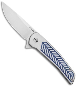 Alliance Designs Hammond Scout Titanium Flipper Knife Blue (2.25" Satin)