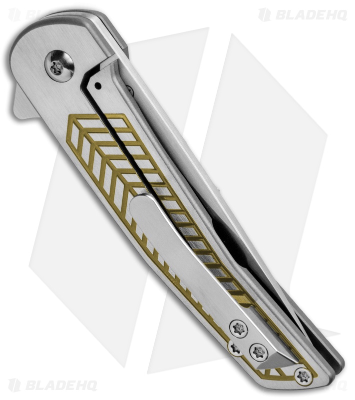 Alliance Designs Hammond Scout Titanium Flipper Knife Gold (2.25" Satin)