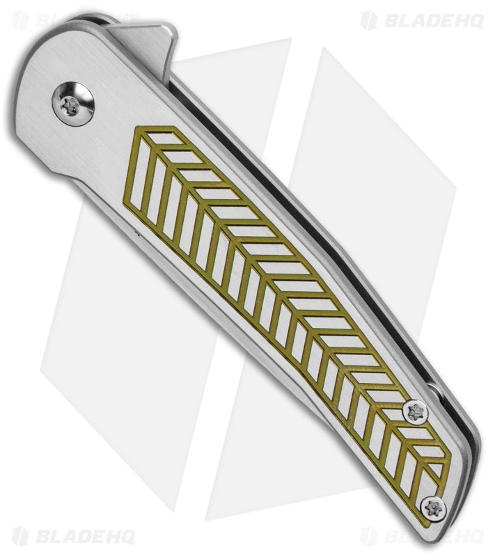 Alliance Designs Hammond Scout Titanium Flipper Knife Gold (2.25" Satin)