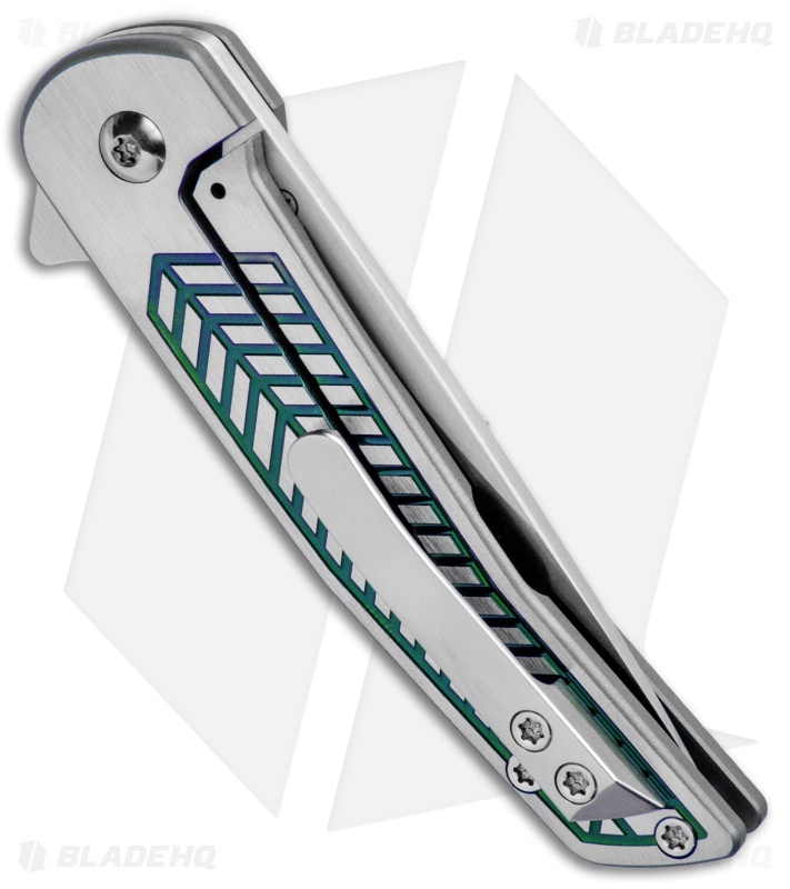 Alliance Designs Hammond Scout Titanium Flipper Knife Green (2.25" Satin)
