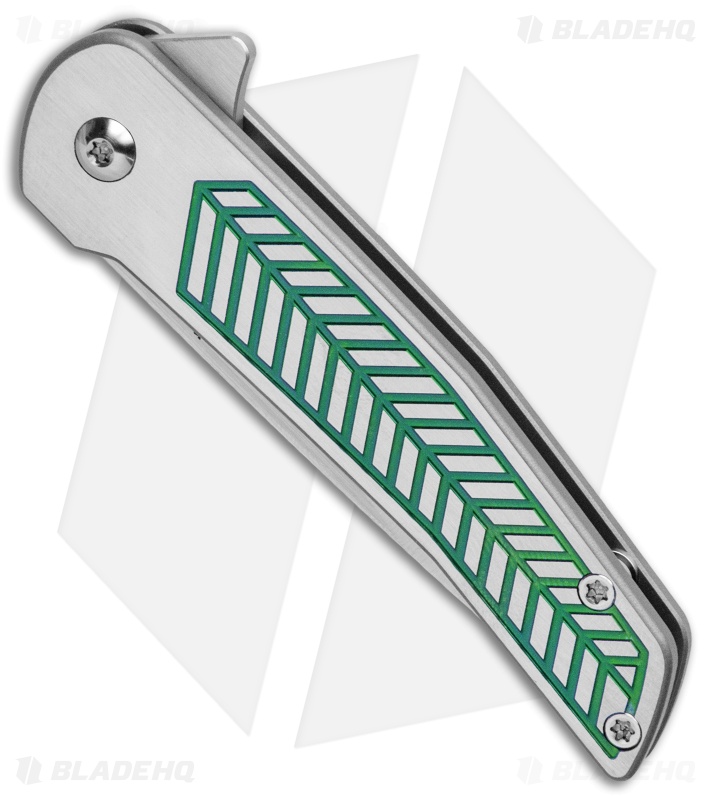 Alliance Designs Hammond Scout Titanium Flipper Knife Green (2.25" Satin)