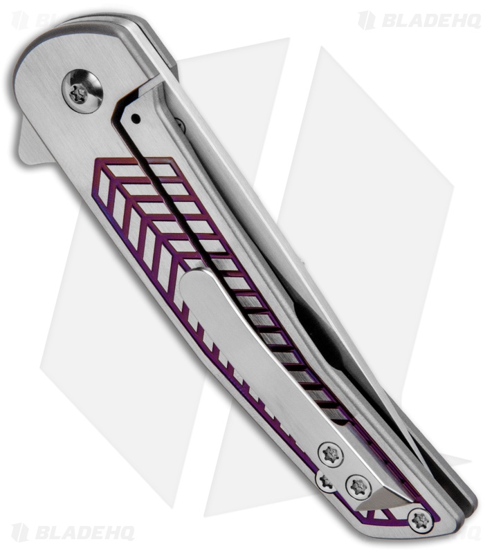 Alliance Designs Hammond Scout Titanium Flipper Knife Purple (2.25" Satin)