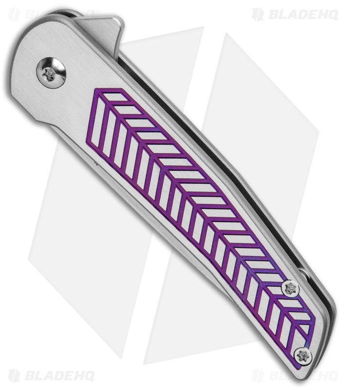 Alliance Designs Hammond Scout Titanium Flipper Knife Purple (2.25" Satin)