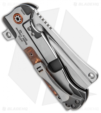 Andre de Villiers Custom Battle Cleaver Knife Copper Frag (4" Satin) AdV