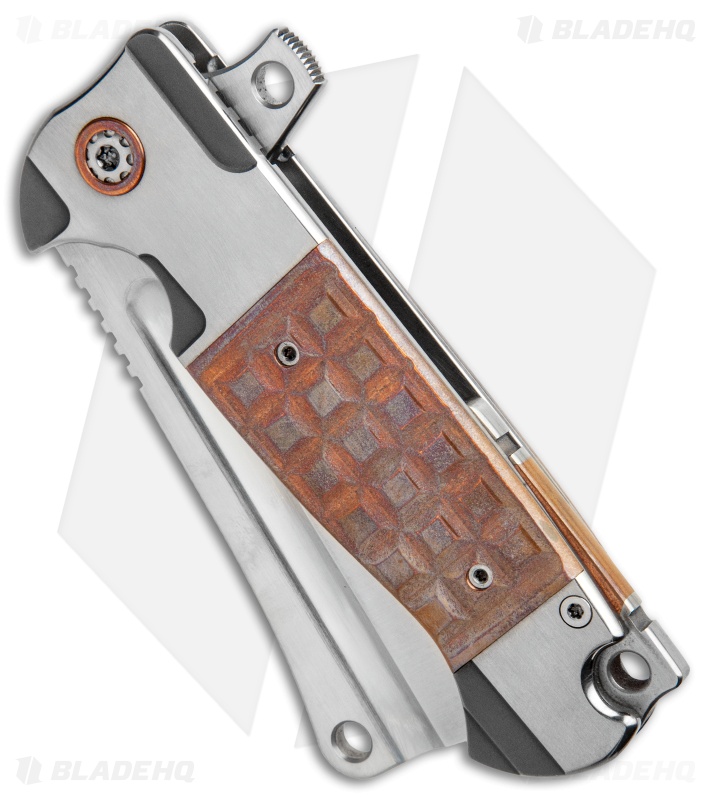 Andre de Villiers Custom Battle Cleaver Knife Copper Frag (4" Satin) AdV