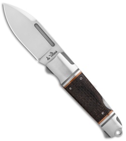 Andre de Villiers Impi Lockback Knife LSCF w/ Copper Inlay (3.1" Satin) AdV