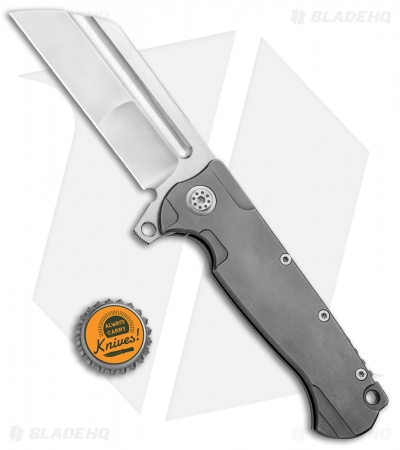 Andre de Villiers Mid-Tech Tac Butcher DG Frame Lock Knife Satin (4" Satin)