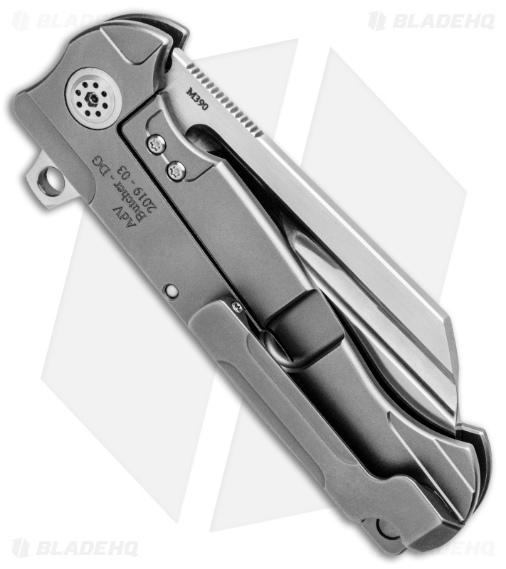 Andre de Villiers Mid-Tech Tac Butcher DG Frame Lock Knife Satin (4" Satin)