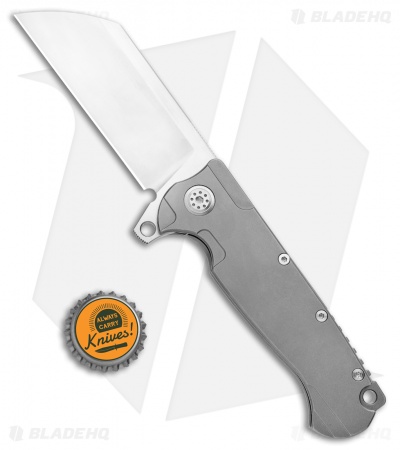 Andre de Villiers Mid-Tech Tac Butcher UTL Frame Lock Knife Satin (4" Satin)