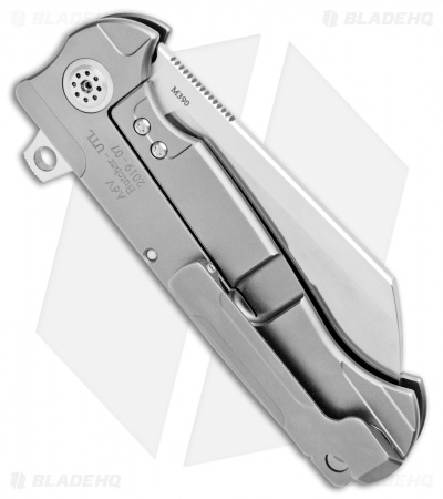 Andre de Villiers Mid-Tech Tac Butcher UTL Frame Lock Knife Satin (4" Satin)