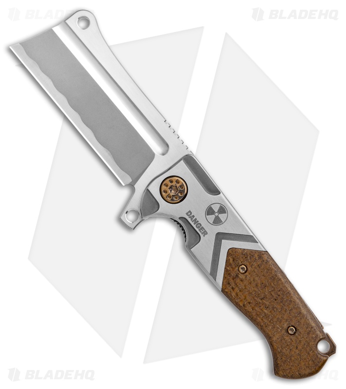 Andre de Villiers Mini Cleaver Knife "Danger" Kevlar (3.25" Hamon) AdV