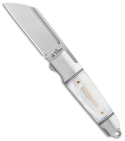 Andre de Villiers Mini Pocket Butcher Slip Joint Knife MOP w/ Ti Inlay AdV