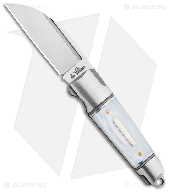 Andre de Villiers Mini Pocket Butcher Slip Joint Knife Regrind MOP (2" Satin)