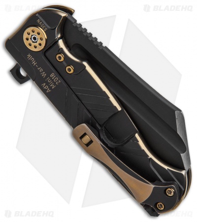Andre de Villiers Mini War Hulk Frame Lock Knife Nuclear LSCF (3.25" Black) AdV
