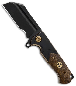 Andre de Villiers Mini War Hulk Frame Lock Knife Nuclear LSCF (3.25" Black) AdV