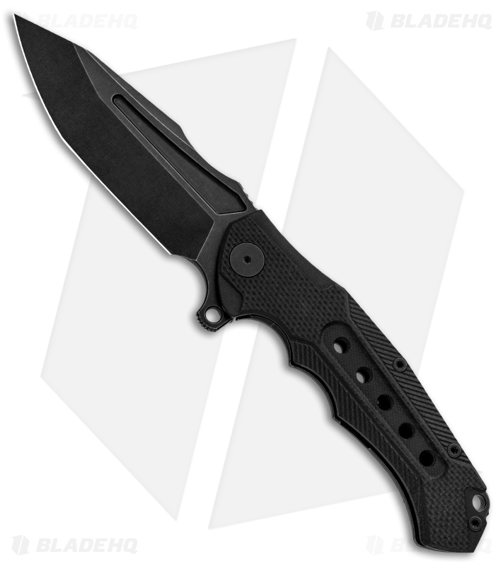 Andre De Villiers Ronin R1 Hybrid Knife Black G-10 (4.1" Black SW) AdV