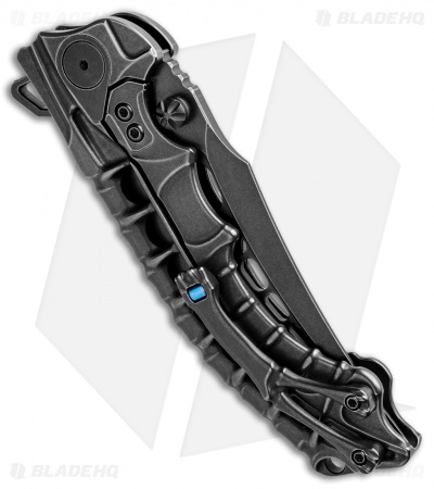 Andre De Villiers Scavenger Frame Lock Knife Black Ti (4.25" Black) AdV