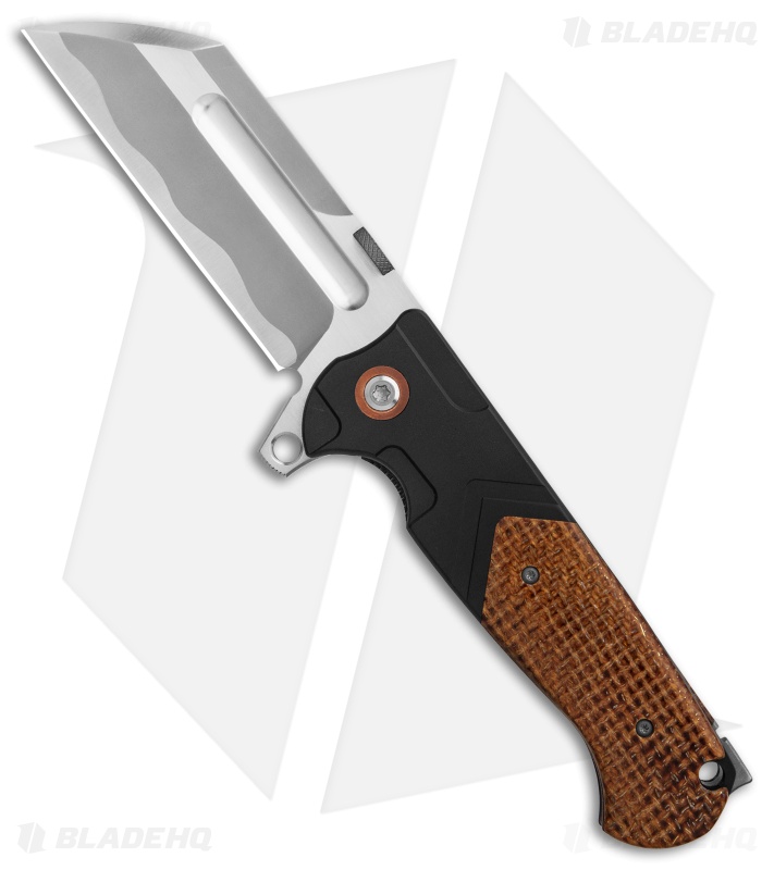 Andre de Villiers Tac Butcher Frame Lock Knife Kevlar (4" Hamon) AdV