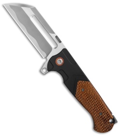 Andre de Villiers Tac Butcher Frame Lock Knife Kevlar (4" Hamon) AdV