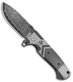 Andre de Villiers TrailBoss Knife Arrow Titanium/Zirconium (3.875" Damascus) AdV