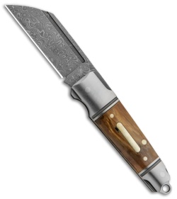 Andre de Villiers Mini Pocket Butcher Slip Joint Knife Mammoth (2" Damascus) AdV