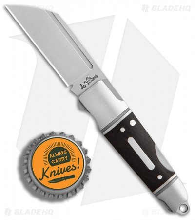 Andre de Villiers Mini Pocket Butcher Lockback Knife Ebony (2" Satin) AdV