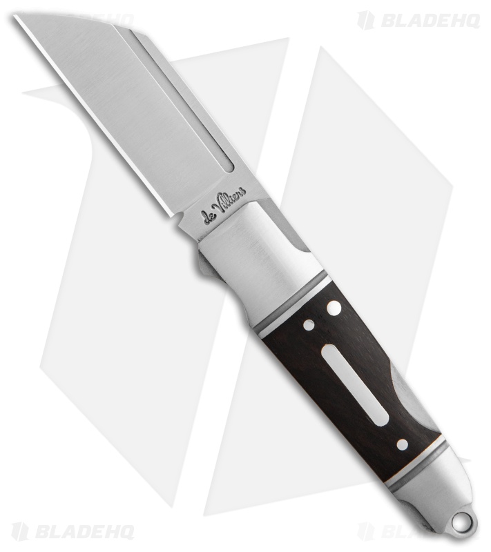 Andre de Villiers Mini Pocket Butcher Lockback Knife Ebony (2" Satin) AdV