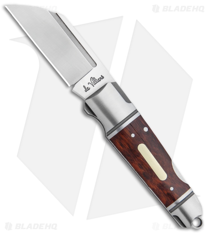 Andre de Villiers Pocket Butcher Lockback Rosewood (2.9" Satin) AdV