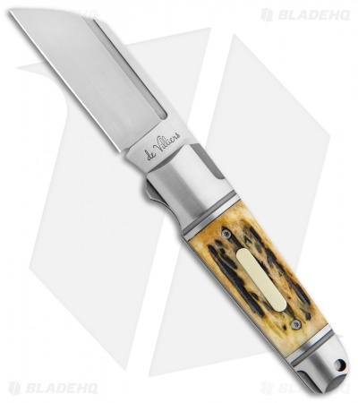 Andre de Villiers Pocket Butcher Slip Joint Knife Jigged Bone (2.9" Satin) AdV