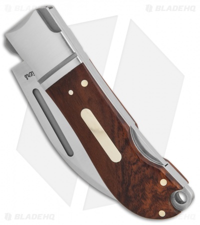 Andre de Villiers Swayback Lockback Knife Rosewood w/Insert (2.8" Satin) AdV