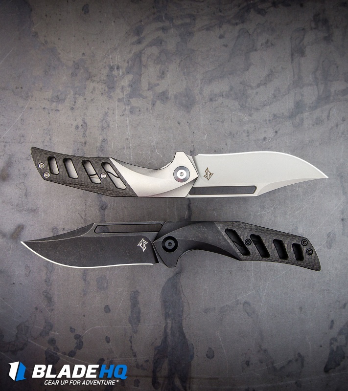 APurvis Blades Primordial Frame Lock Knife Ti/Carbon Fiber (3.25" Bead Blast)