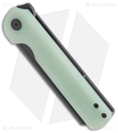 Arcform Darcform Slimfoot Frame Lock Knife Jade G-10 (3.5" Black)