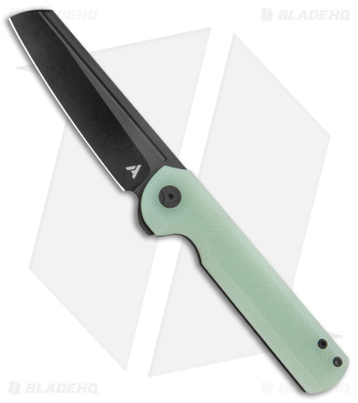 Arcform Darcform Slimfoot Frame Lock Knife Jade G-10 (3.5" Black)