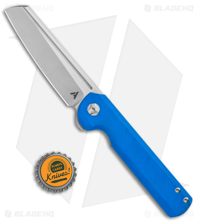 Arcform Slimfoot Frame Lock Knife Blue G-10 (3.5" Stonewash) TuffKnives