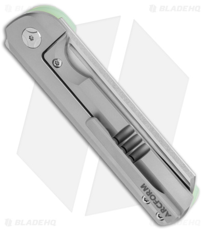 Arcform Slimfoot Frame Lock Knife Jade G-10 (3.5" SW)