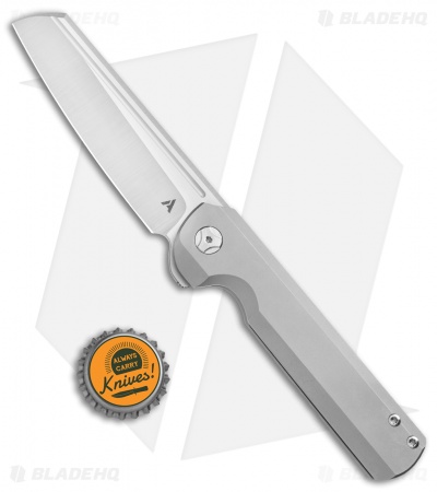 Arcform Slimfoot Frame Lock Knife Titanium (3.5" Stonewash) TuffKnives