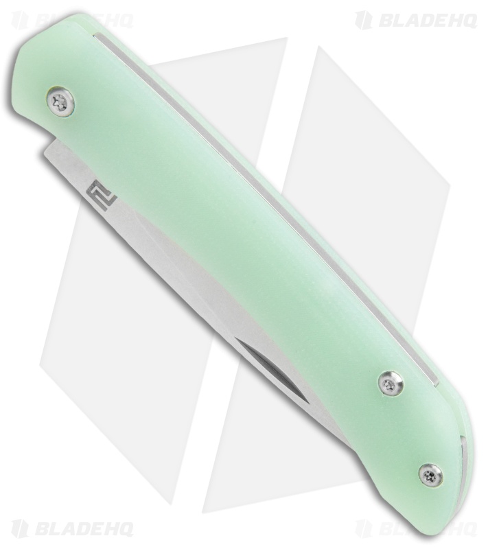 Artisan Cutlery Biome Slip Joint Knife Natural Jade G-10 (2.8" Satin) 1840P-NTG