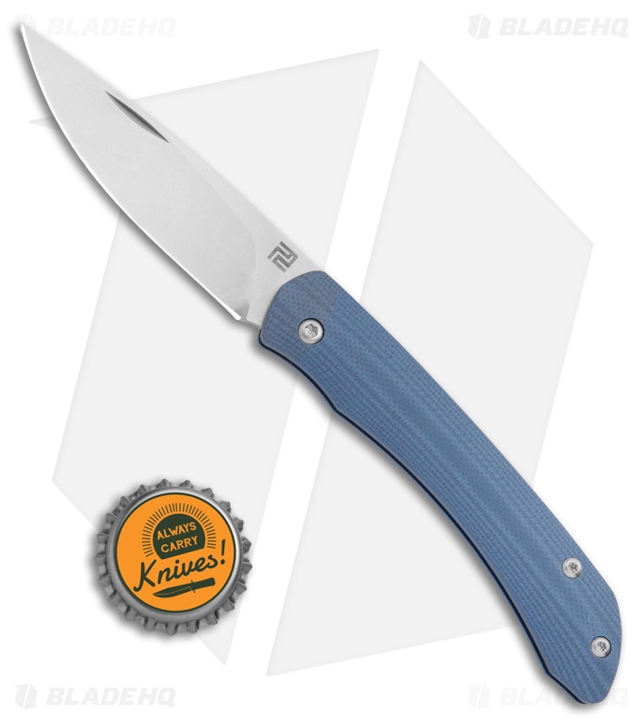 Artisan Cutlery Biome Slip Joint Knife Blue G-10 (2.8" Stonewash) 1840P-BU