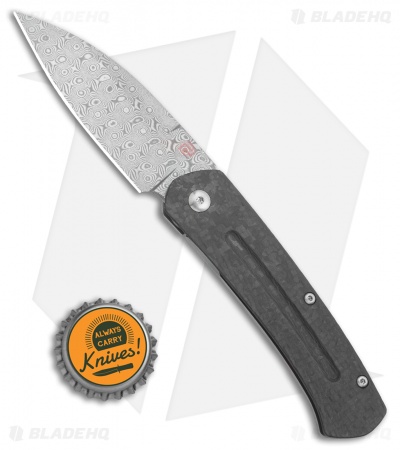 Artisan Cutlery Centauri Frame Lock knife Carbon Fiber (3" Damascus) 1839GSD-CF