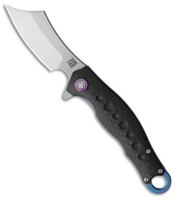 Artisan Cutlery Corsair Frame Lock Knife Blue Titanium/CF (2.95" SW S35VN)