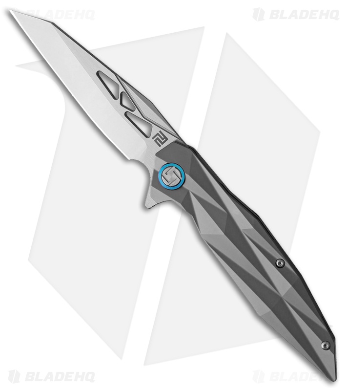 Artisan Cutlery Cygnus Frame Lock Knife Gray Titanium (3.54" Satin)