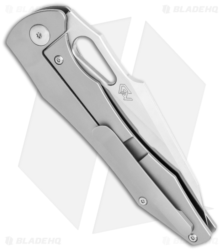 Artisan Cutlery Great White Knife Titanium (3.7" Stonewash) 1841G-GY
