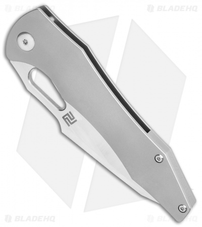 Artisan Cutlery Great White Knife Titanium (3.7" Stonewash) 1841G-GY