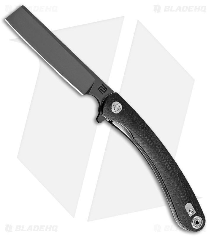 Artisan Cutlery Orthodox Liner Lock Knife Black G-10 (3.5" Black)