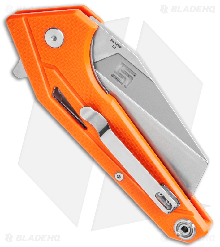 Artisan Cutlery Ravine Liner Lock Knife Orange G-10 (3.25" Stonewash)
