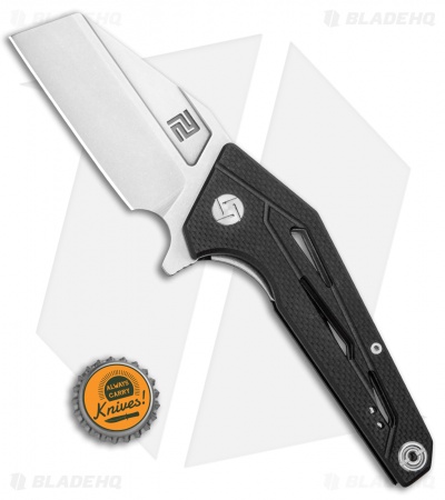 Artisan Cutlery Ravine Liner Lock Knife Black G-10 (3.25" Stonewash)