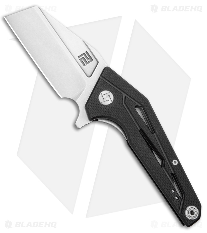 Artisan Cutlery Ravine Liner Lock Knife Black G-10 (3.25" Stonewash)